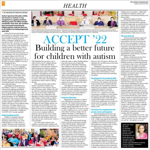 ACCEPT ’22: Building a better future for children with autism